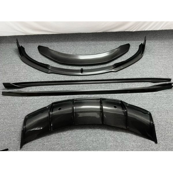 Tesla Model3 Carbon Fiber Front and Rear Lip Side Skirt Body Kit for Superior Fitment