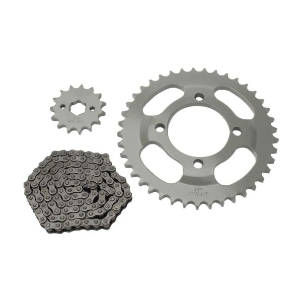 HJ125 CM125 WY125 Motorcycle Sprocket And Chain Kit BAJAJ CGL Repuestos Kits Sets