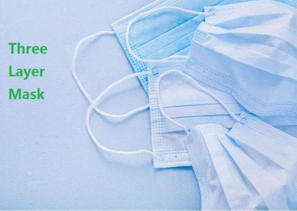 Hospital Mouth 3 Ply Non Woven Surgical Mask Ffp2 Coronavirus Resistance