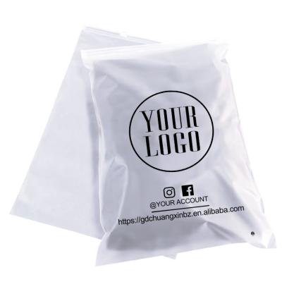 CTCX Custom Packaging Frosted Ziplock Bags Recycled Saco Zip Lock Zipper Cloth Bag Zip Lock Bag Clothes