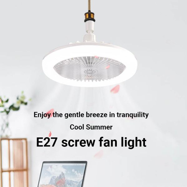 20w Ceiling Fan Light with Silent Design and Remote Control Working Lifetime Hour 30000