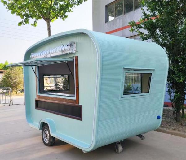 Voiture multifonctionnelle de casse-croûte de concession de nourriture de remorque de remorque mobile moyenne de concession