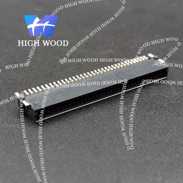 HW-M55-7106842R 1.27mm (0.05) Pitch PCB Horizontal SMT Connector