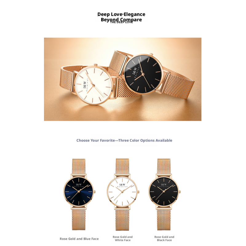 Ultra Thin Minimalist Ladies Quartz Watch Simple Dial Milanese Mesh Metal Strap 3 Colors Elegant Daily Dress Wrist Watch Gift For Women