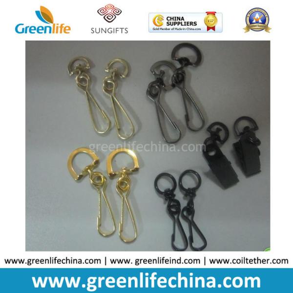 Metal Swivel J-Hook Snap Swivel Hook Metal Accessory Hardware Accessory