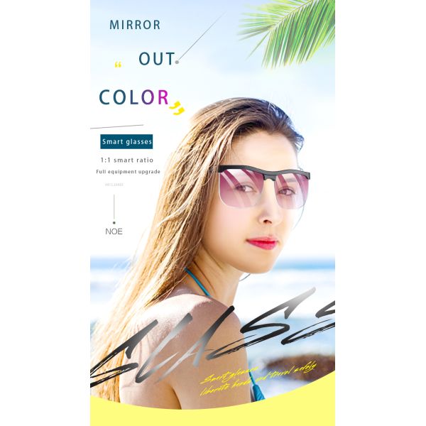 Smart Eyewear Organic Anti intelligent BT Double Bridge Glasses Parts Frames Glasses Optical High Quality  Designer Glasses