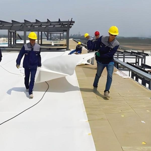 Exposed TPO Thermoplastic Polyolefin Membrane For Roof Waterproof Layer 1.2mm1.5mm1.8mm