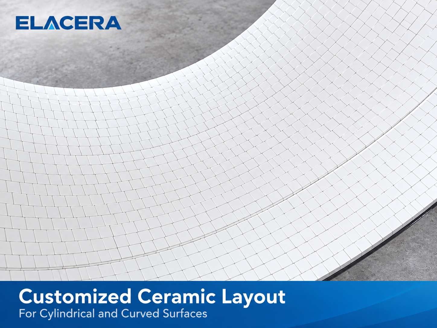 Wear Resistant Ceramic Tile Lined Steel Pipe for Abrasive Material Conveying