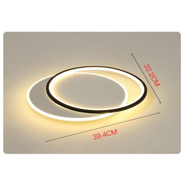 Современный простой циркуляр привел свет живущей комнаты столовой исследования света спальни потолочного освещения светлый