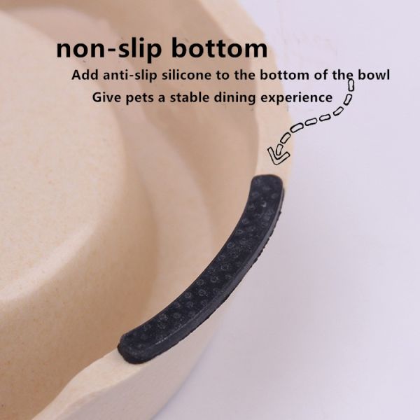 Шар собачьей еды мультфильма таза воды шара кота Не-выскальзывания шара собаки шара бамбукового любимца волокна двойной