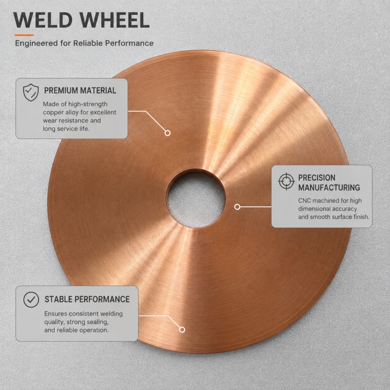 Custom Forged CuCrZr Seam Welding Wheel Blanks