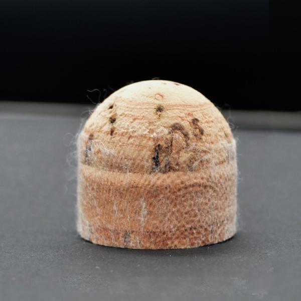 3 Layers Badminton Feather Cork Shuttlecock Head PU Wood Cork