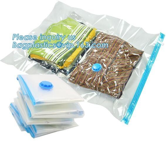 bedding with suction valve, Vacuum Bags Storage For Clothes With Pump, vacuum compressed bags, bagplastics, bagease