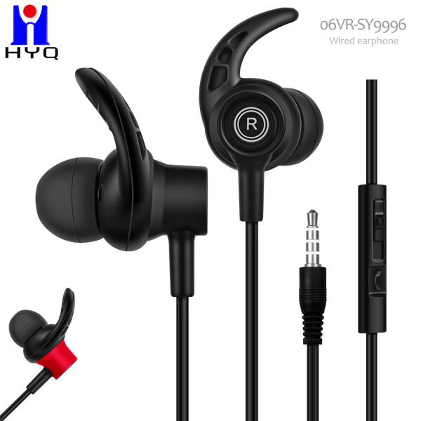 3.5mm Jack In Ear Earbuds With Microphone Wired Stereo Earphones  For Smartphones Laptop