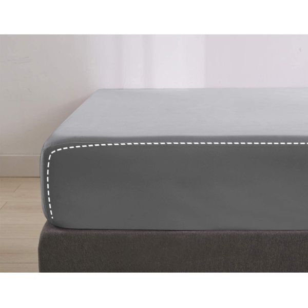 Customized YES 100% Polyester Microfiber Fitted Sheet Fully Elastic All Around Extra Deep Pocket All-Season