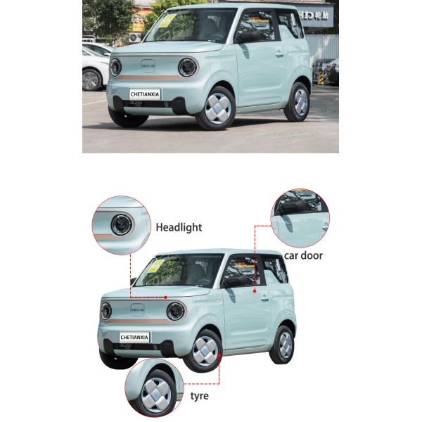 Geely Panda 4-местный EV мини-автомобиль Электрические новые энергетические транспортные средства