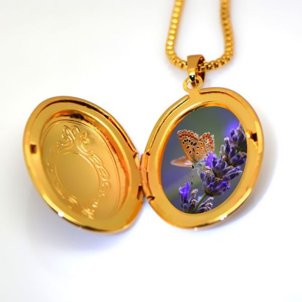 Locket Pendants jewelry classic heart-shaped box pendan 18k gold plating jewelry