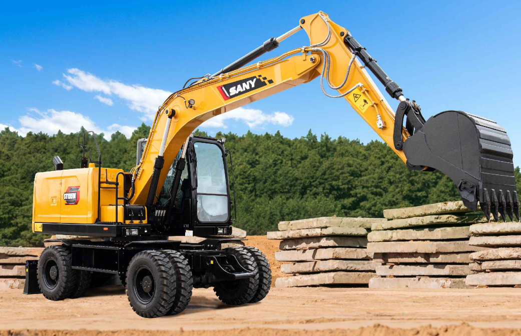 SY215 Sistema hidráulico distribuidor de tubería de cubo y tubo de retorno para excavadora tubo de hierro estilo codo