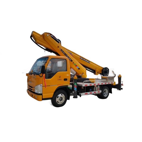 23 метра Максимальная высота эксплуатации Платформа воздушной работы Грузовик Ведра Размер 1000x700x1250 мм