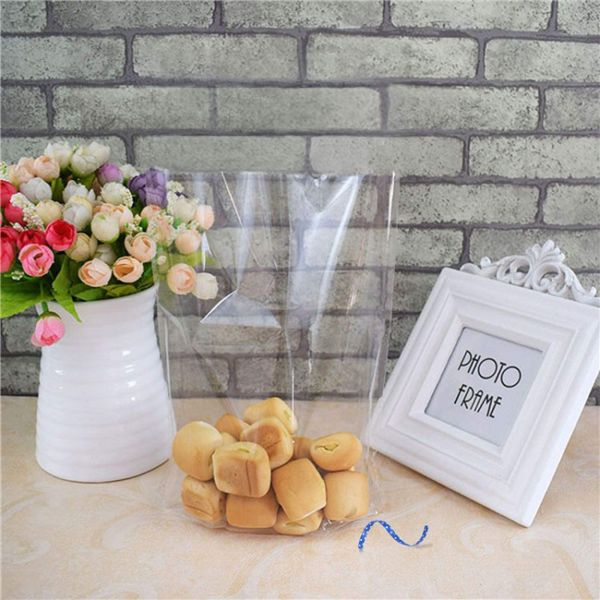 Bakery Cookies Clear Cellophane Treat Bags OPP With Twist Ties