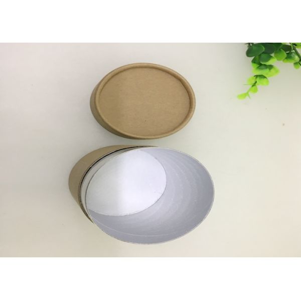 Трубка бумаги печатания чернил ярлыка Крафт белая упаковывая для косметического подарка