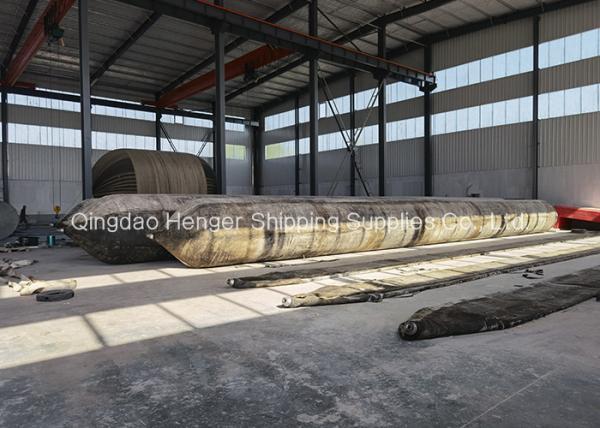 Dockyard Marine Launching Airbag For Salvage Pontoon Ship
