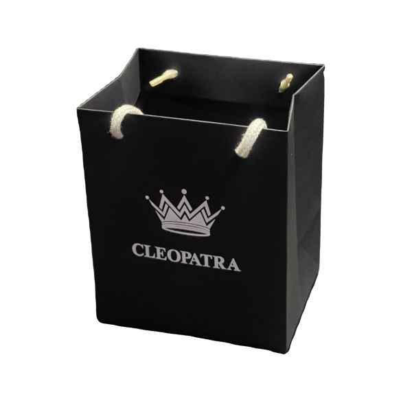 Customized Black Jewelry Paper bags
