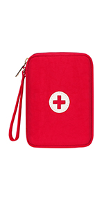 First Aid Bags, Kit Bag, Medical Storage Bag, Portable Pouch, Emergency Medicine, Handy Pills Pocket