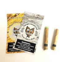 Sacos de embalagem de folhas de tabaco personalizados Folha de alumínio com fecho e janela