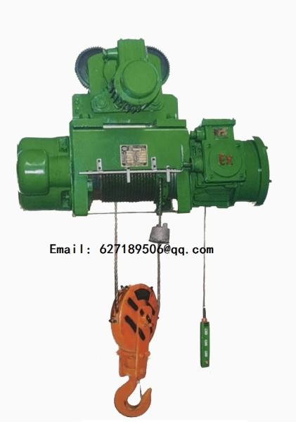 China lifting equipment BCD type 1 ton 9m explosion-proof electric hoist, wire rope electric hoist, explosion-proof hois