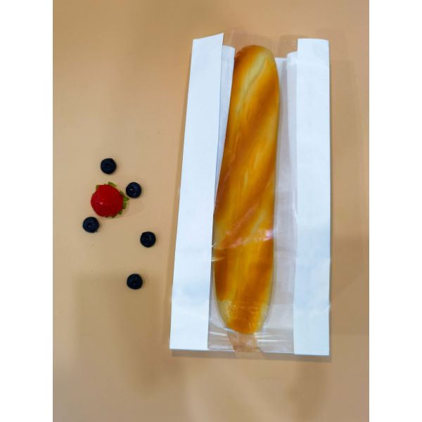 Custom kraft paper  claer window SOS bag Bakery Bag Bread Bag Food Bag