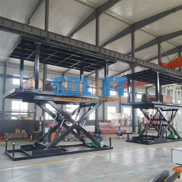 3tonne 2.5m Hydraulic Scissor Car Lift Vehicle Portable For Home Garage