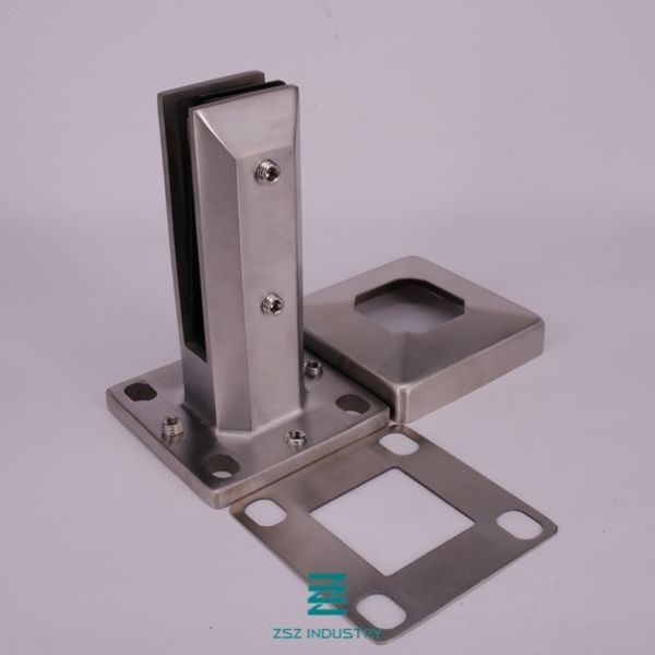 Satin / Mirror Finish Frameless Glass Spigots Stainless Steel 304/316/2205 Material