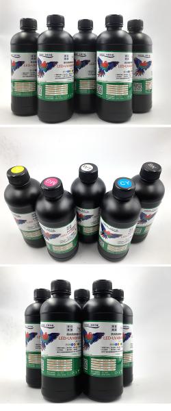 Bright Color Low Smell EPSON UV Ink Non Toxic Ink For Metal Plastic Acrylic Glass Metal
