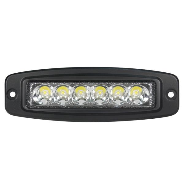 barra conduzida ultra magro de 6000K IP67 barra de luz Off Road do diodo emissor de luz de 6 polegadas SUV ATV