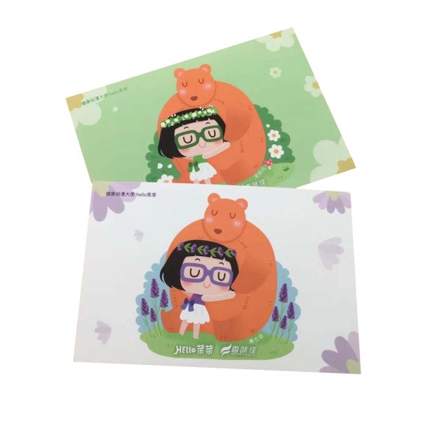 Disnfectant Sleep Aid Items Lasting Scented Thick Paper Cards Fragrance Culture Postcards OEM