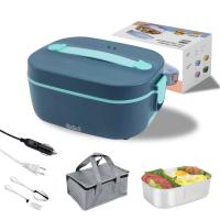 1.5L 80W boîte de déjeuner électrique pour adultes 220V-12V 24V/110V-12V 24V 2-3h Garder le temps chaud