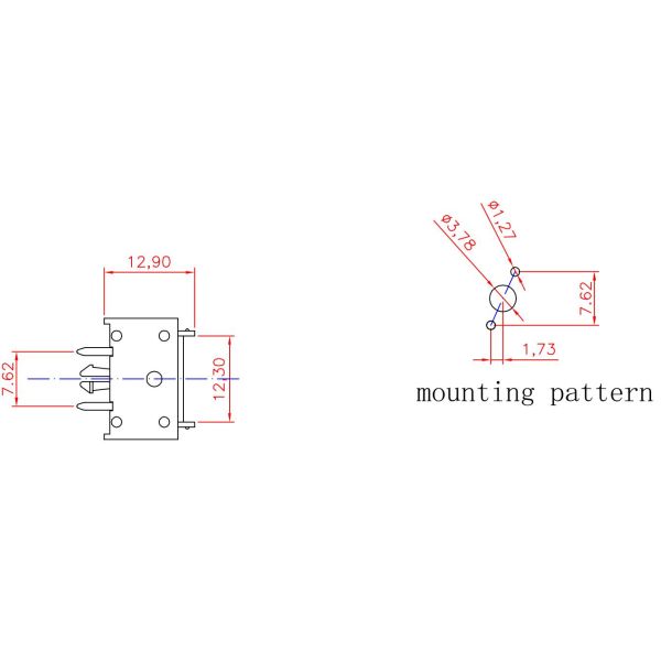 патроны предохранителя держателя PCB серии 32V мини 153-PC для мини взрывателя лезвия стиля 297