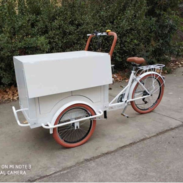 Low Price Tricycle Fried Ice Cream Vending Cart For Sale