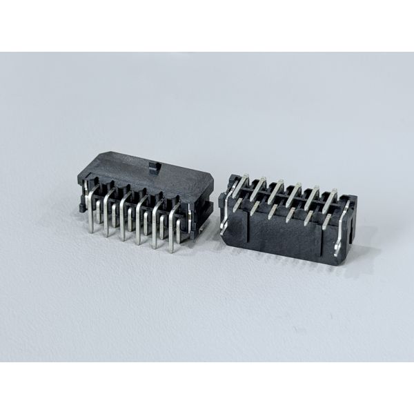 Micro Fit 3.0 2x6 Pin Header Connector, 3.00mm Pitch Side Entry PCB Power Signal Interface for Automotive Control, Industrial Automation, Server Hardware