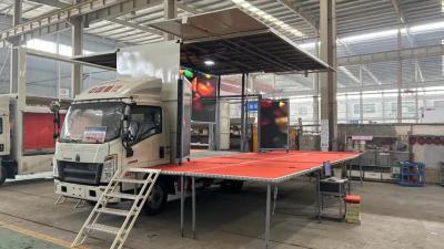 Sinotruck HOWO Mobile Music Stage Truck Self Powered LED Advertising Truck