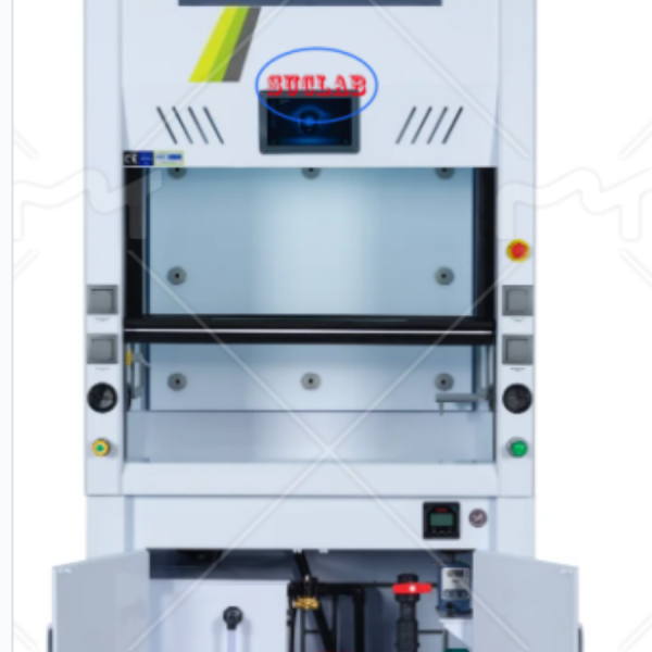 OEM Fume Hood with Wet Fume Scrubber Equipped LED Lighting Designed to Provide Fume Extraction and Improve Air Control