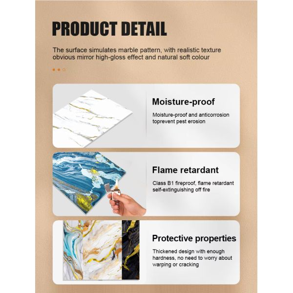 Modern Waterproof Fluted WPC Wall Panel Indoor Home Decorative Background Panels