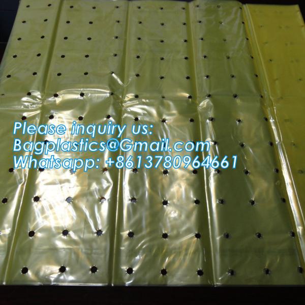 Perforated Tomato Tube Cover Frost Protection Bag Garden Used Cover Tomato Growing Covers Sleeves With Ties
