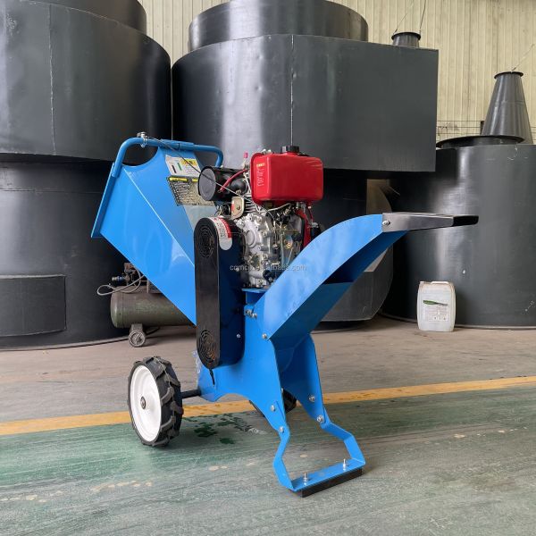 Electric Engine Tree Branch Shredder 4kw Wood Chipper Machine for Mini Move Single Phase