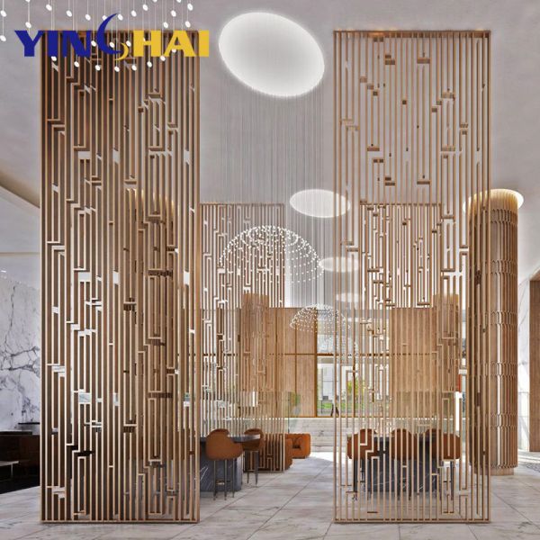 Customizable Metal Room Divider Panels Rustproof Easy Cleaning And Maintenance
