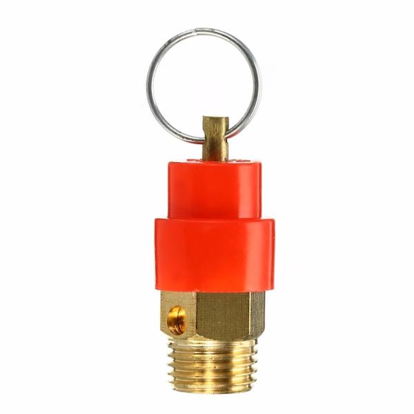 Small Brass Safety Relief Valve 1/4 BSP 120PSI Pressure Release Regulator