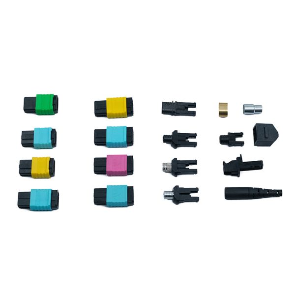 Quick Connect Fiber Optic Connectors mpo om4 om5 field installable fiber optic