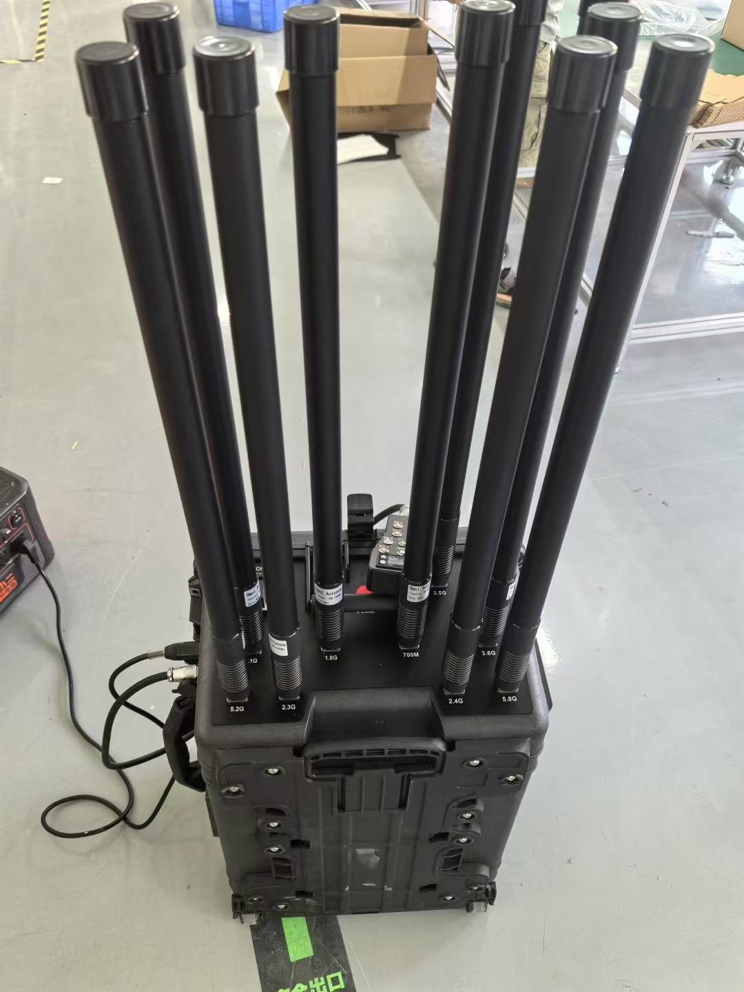 1 км многодиапазона транспортное средство мобильный телефон бомбы дрон VHF UHF GPS дистанционное управление джаммер 20-6000MHz VIP защита