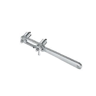 Glass Sliding glass connector system tools GL-010, steel material, finishing zinc plating
